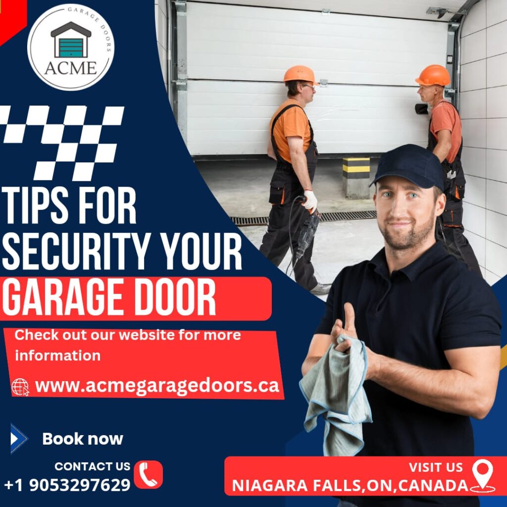 Tips for Securing Your Garage Doors