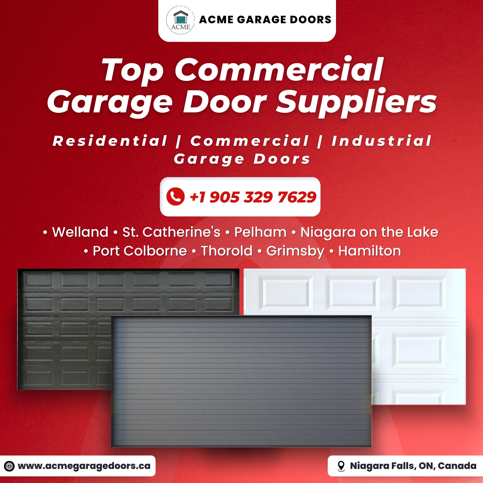 Commercial Door Suppliers in Welland, Durable and Weather-Resistant Garage Doors